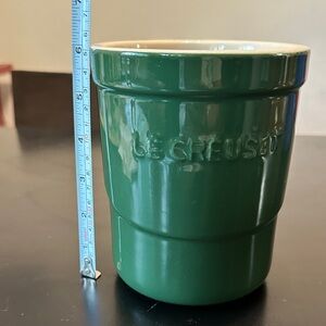 Le Creuset Forest Green Utensil Crock